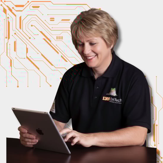 Experienced IT specialist using tablet to deliver reliable IT support Melbourne companies trust for secure and scalable IT support solutions.